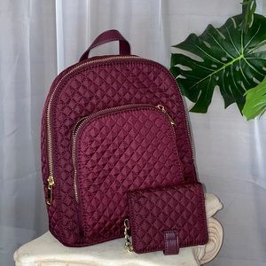 Deep Wine Mini Backpack 🎒